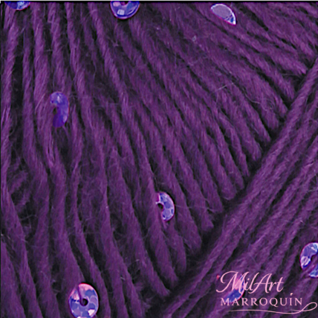 HIMALAYA PINAR PULLU #61204 MORADO LENTEJUELAS A TONO 50G