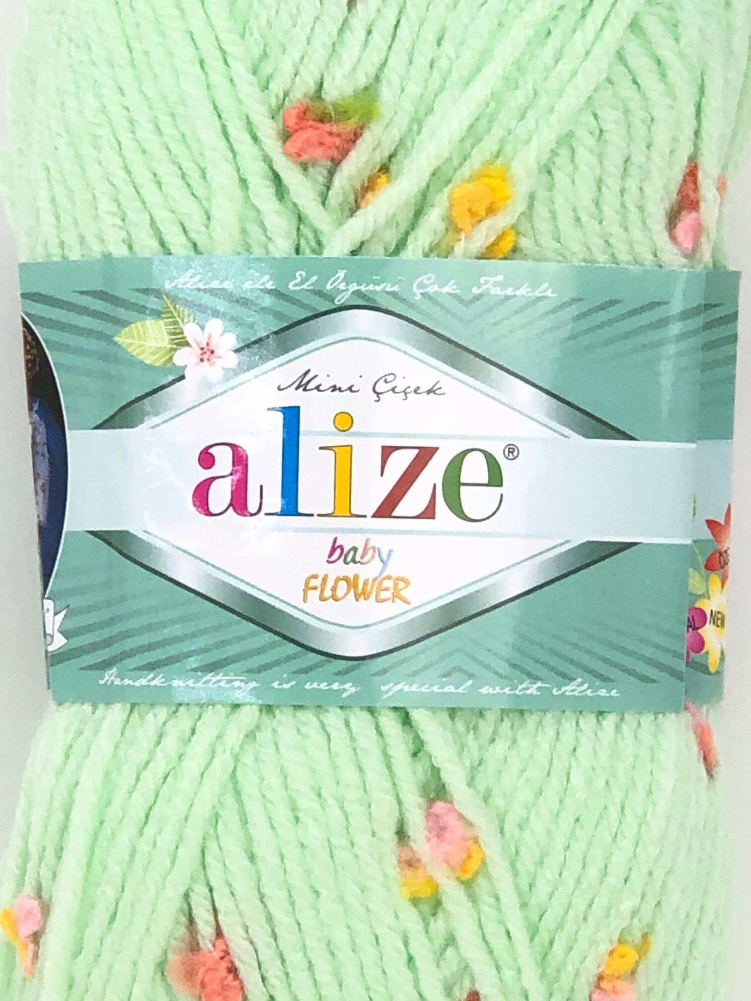 ALIZE BABY FLOWER VERDE #5411 100G