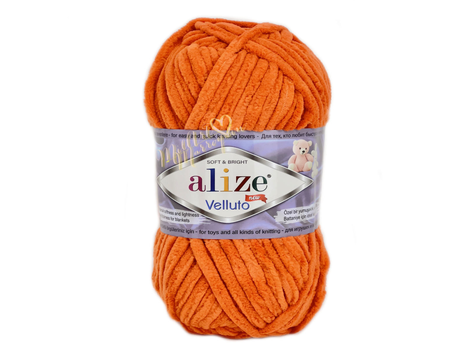 ALIZE VELLUTO NARANJA  #06 100G