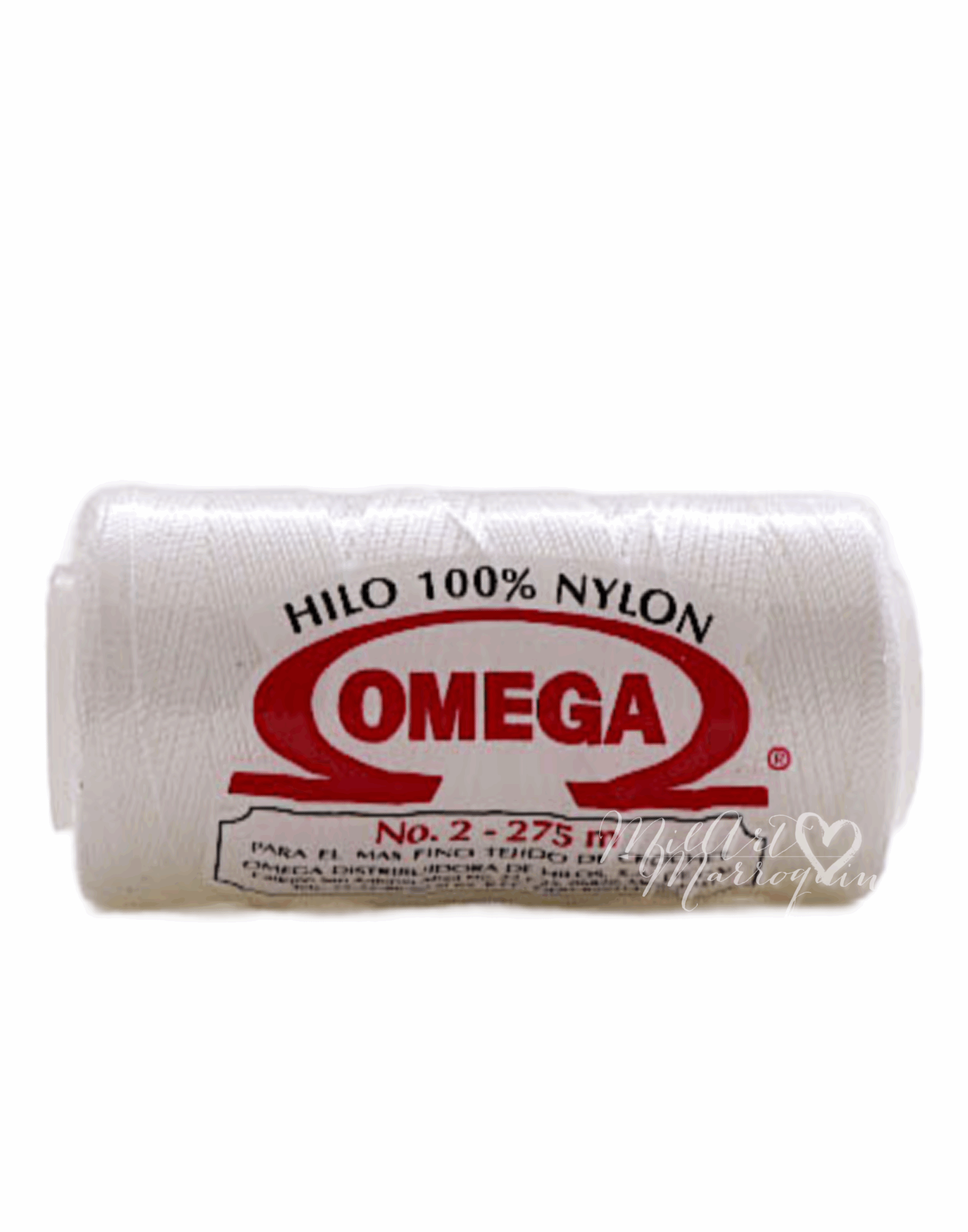 OMEGA #2 YARN NYLON #1 BLANCO