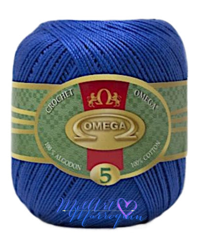 OMEGA  #5 YARN #70 AZUL 50gms