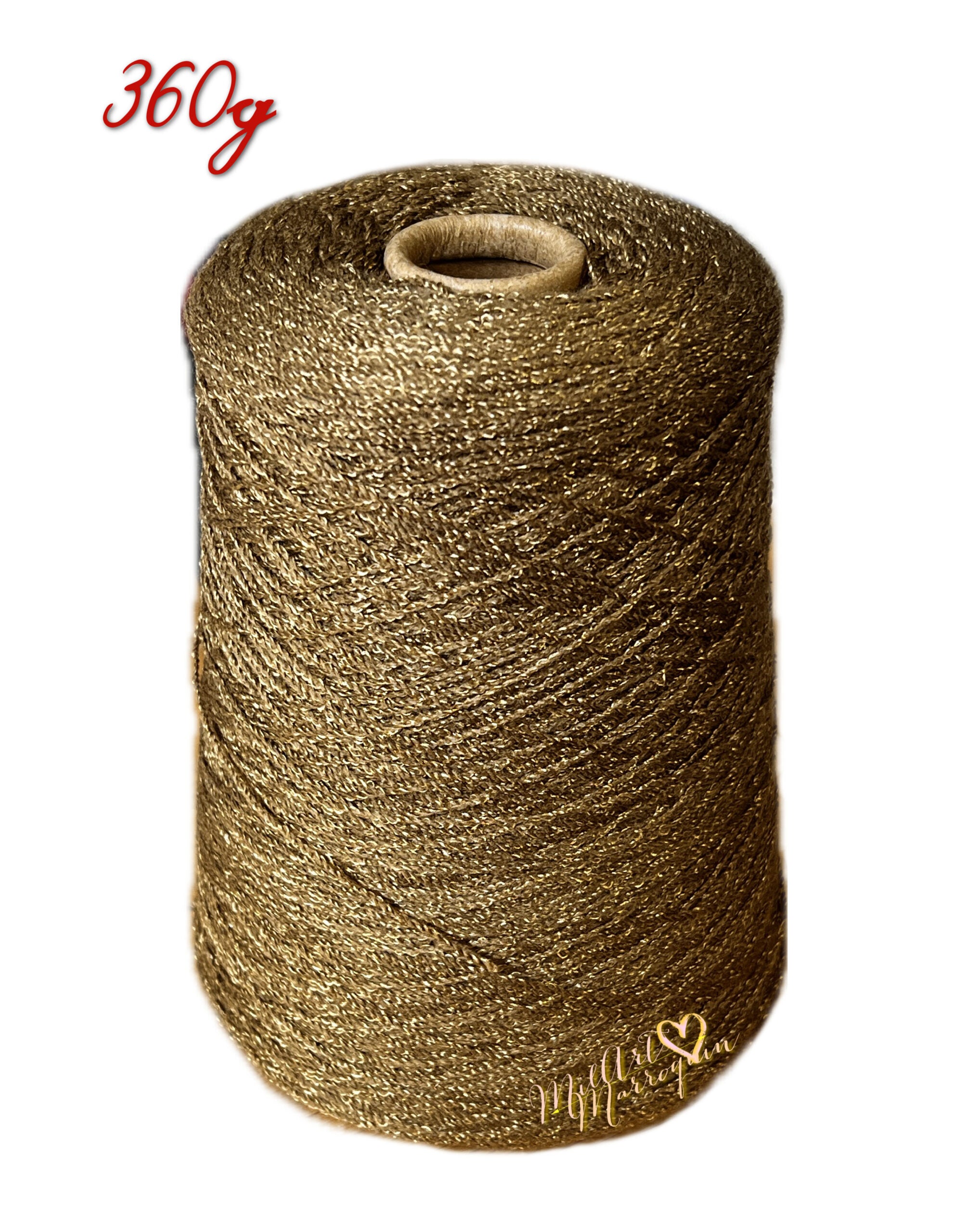 CRYSTAL YARN #1102 MEDIANO BRONCE 360g (,1000g 40.00)
