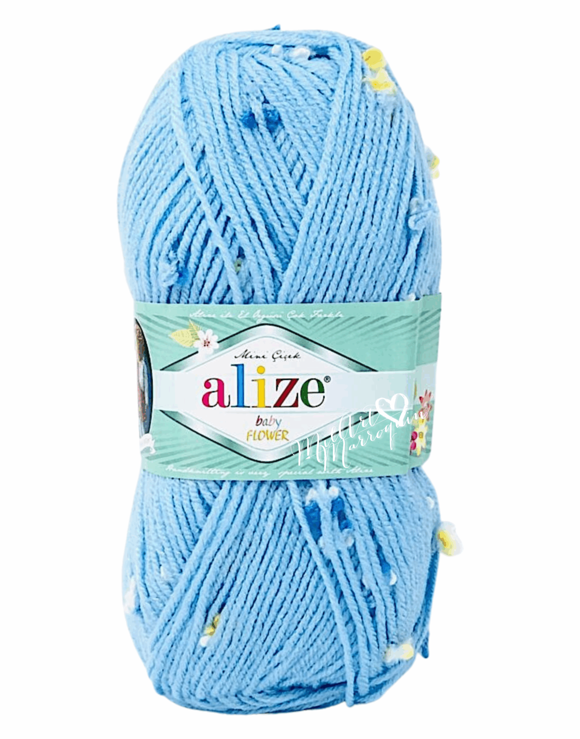 ALIZE BABY FLOWER CELESTE #5435 100G