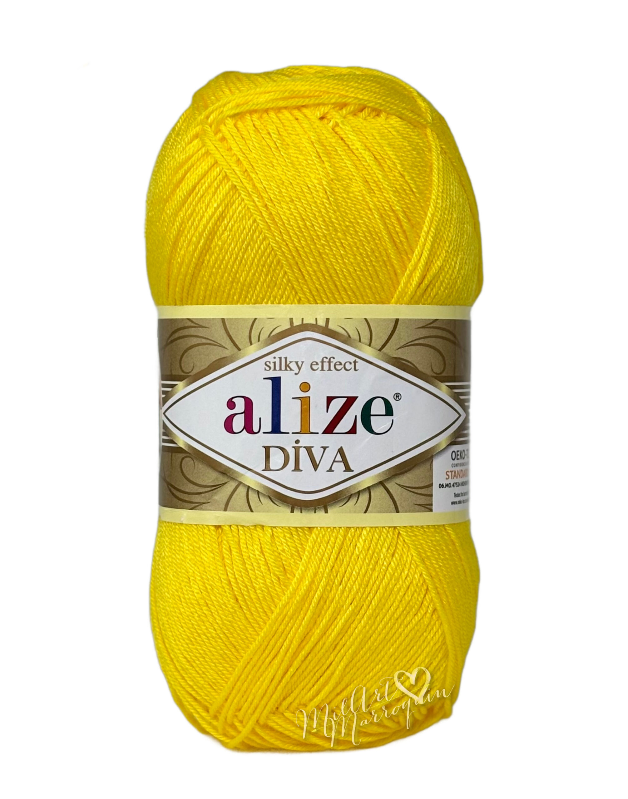 ALIZE DIVA #110 AMARILLO 100G