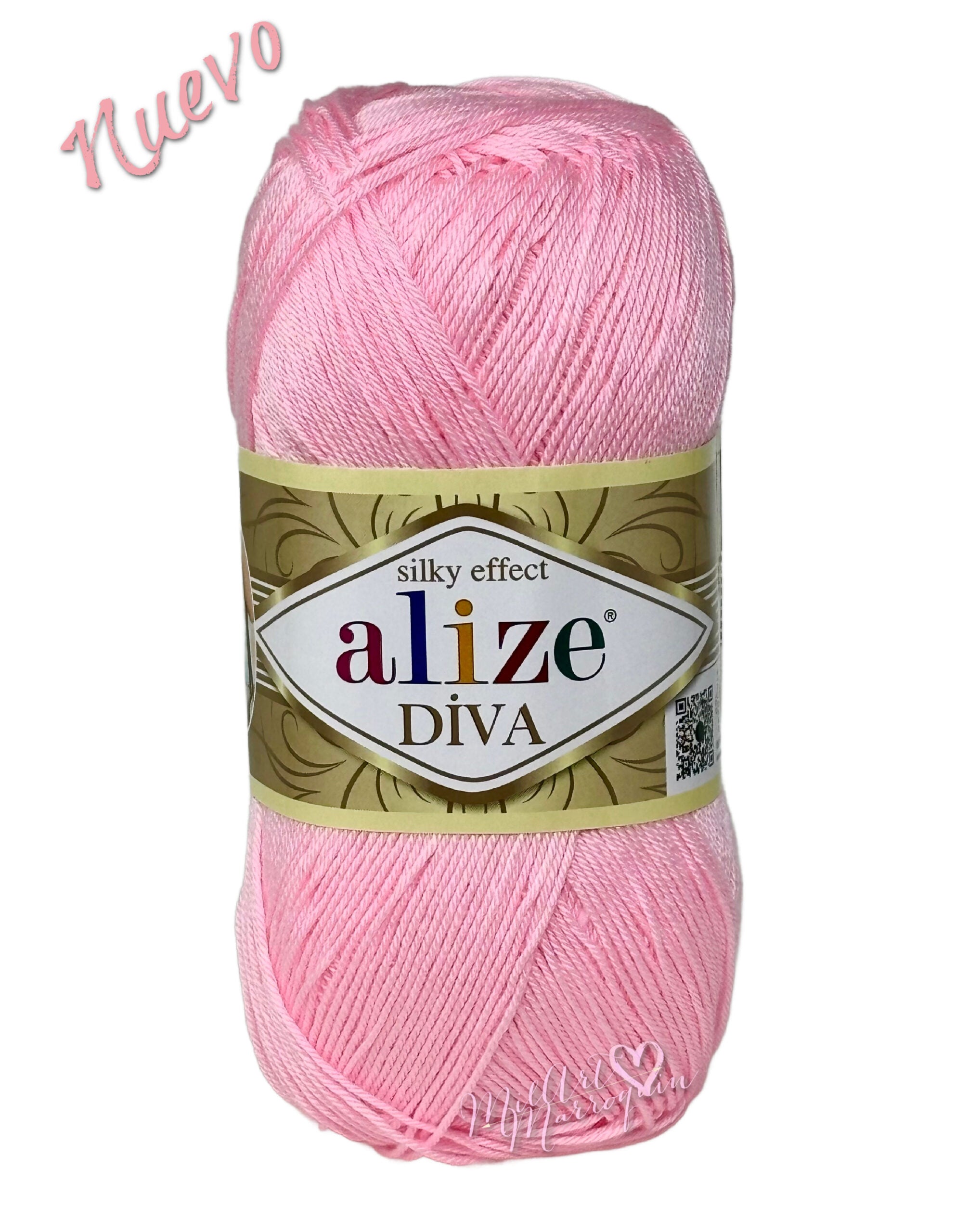 ALIZE DIVA #185 ROSA 100G