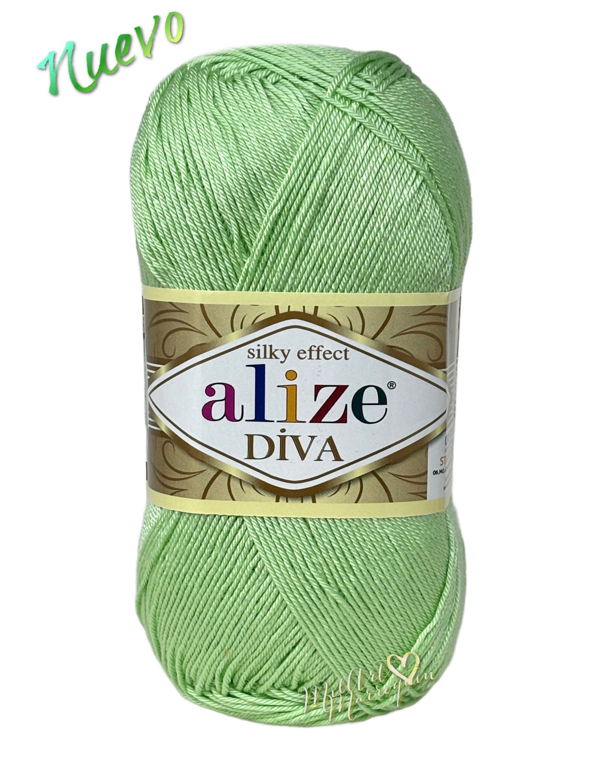 ALIZE DIVA #41 VERDE MENTA 100G