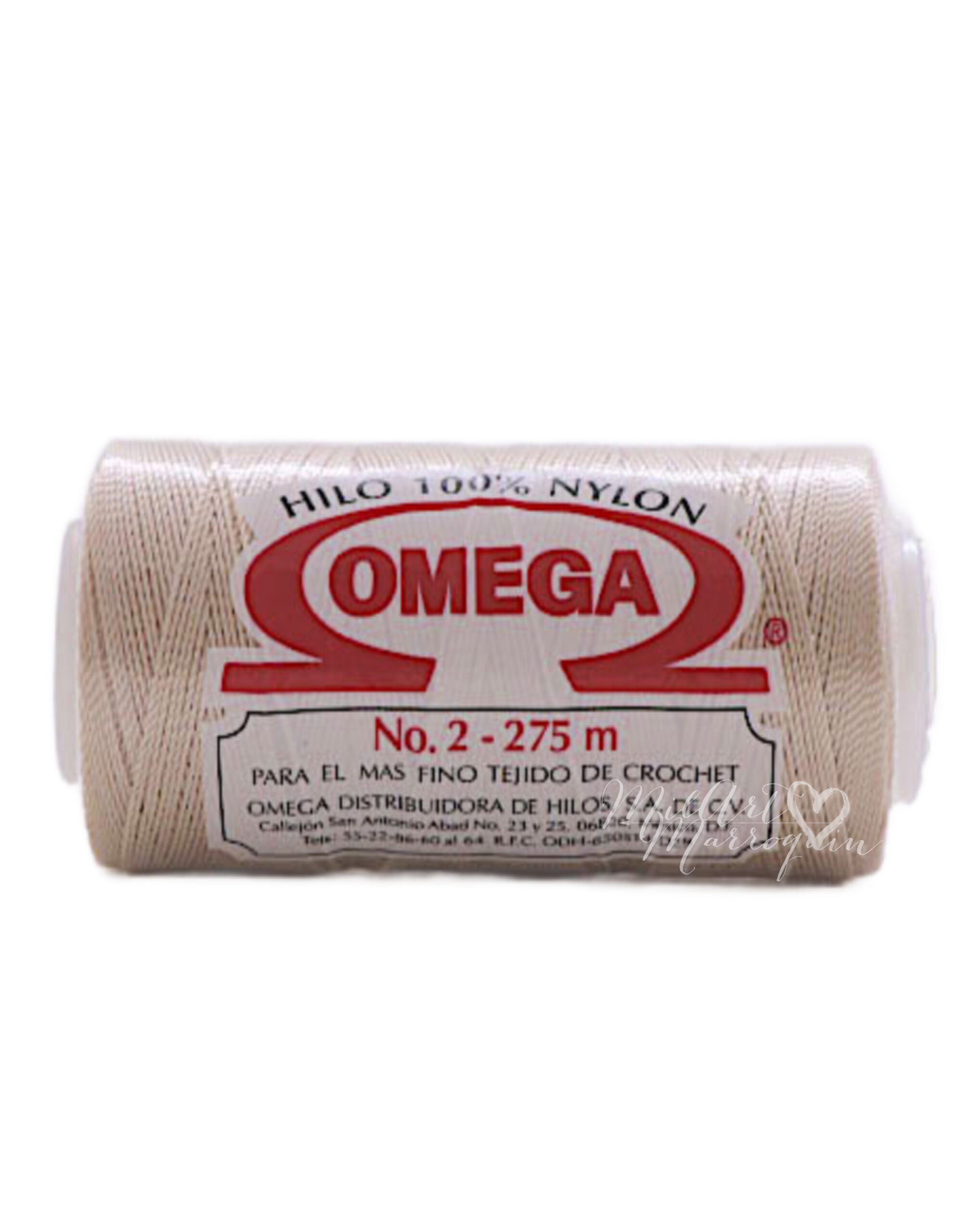 OMEGA#2 YARN NYLON , #16 BEIGE