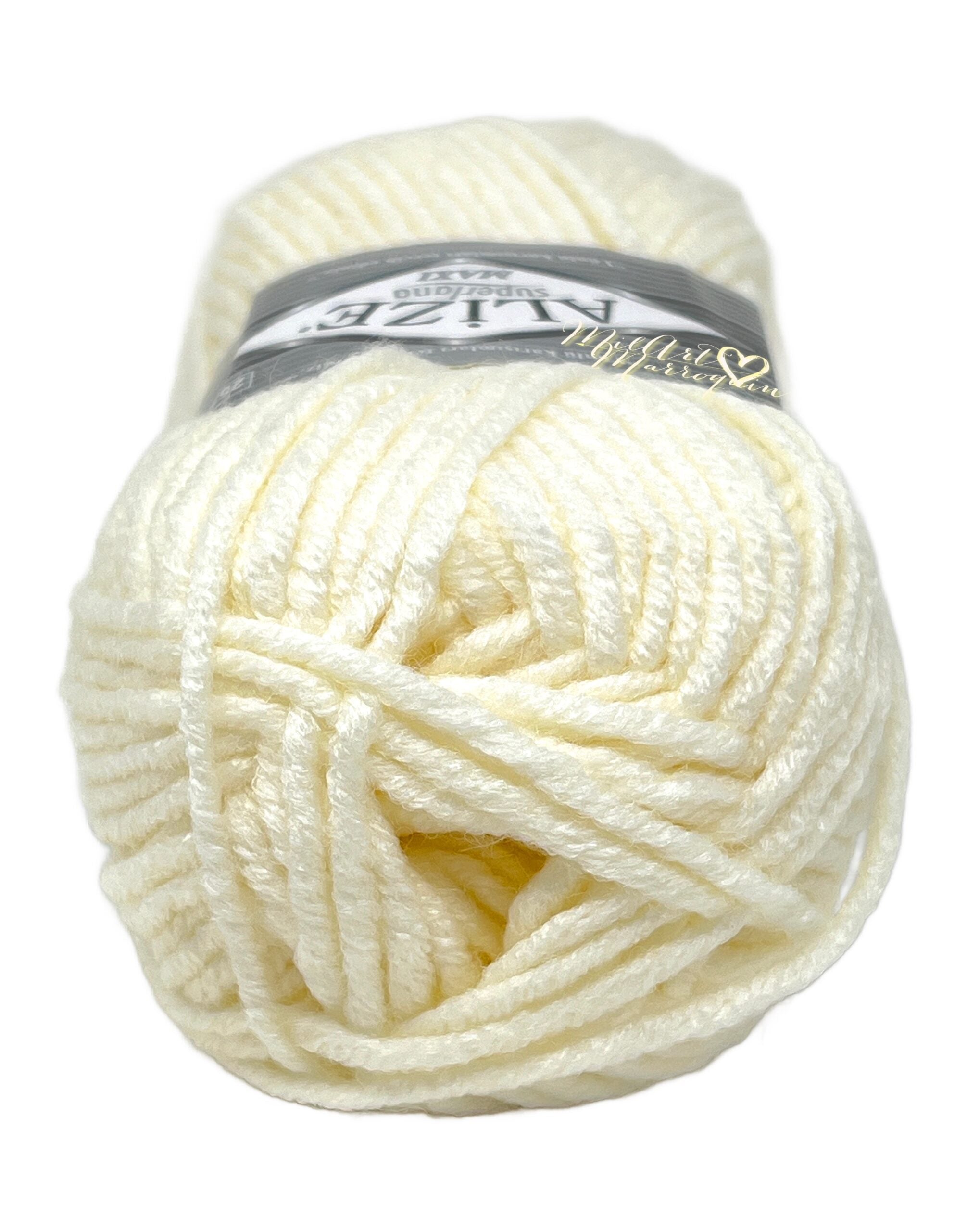 ALIZE SUPERLANA MAXI MARFIL #62 100G