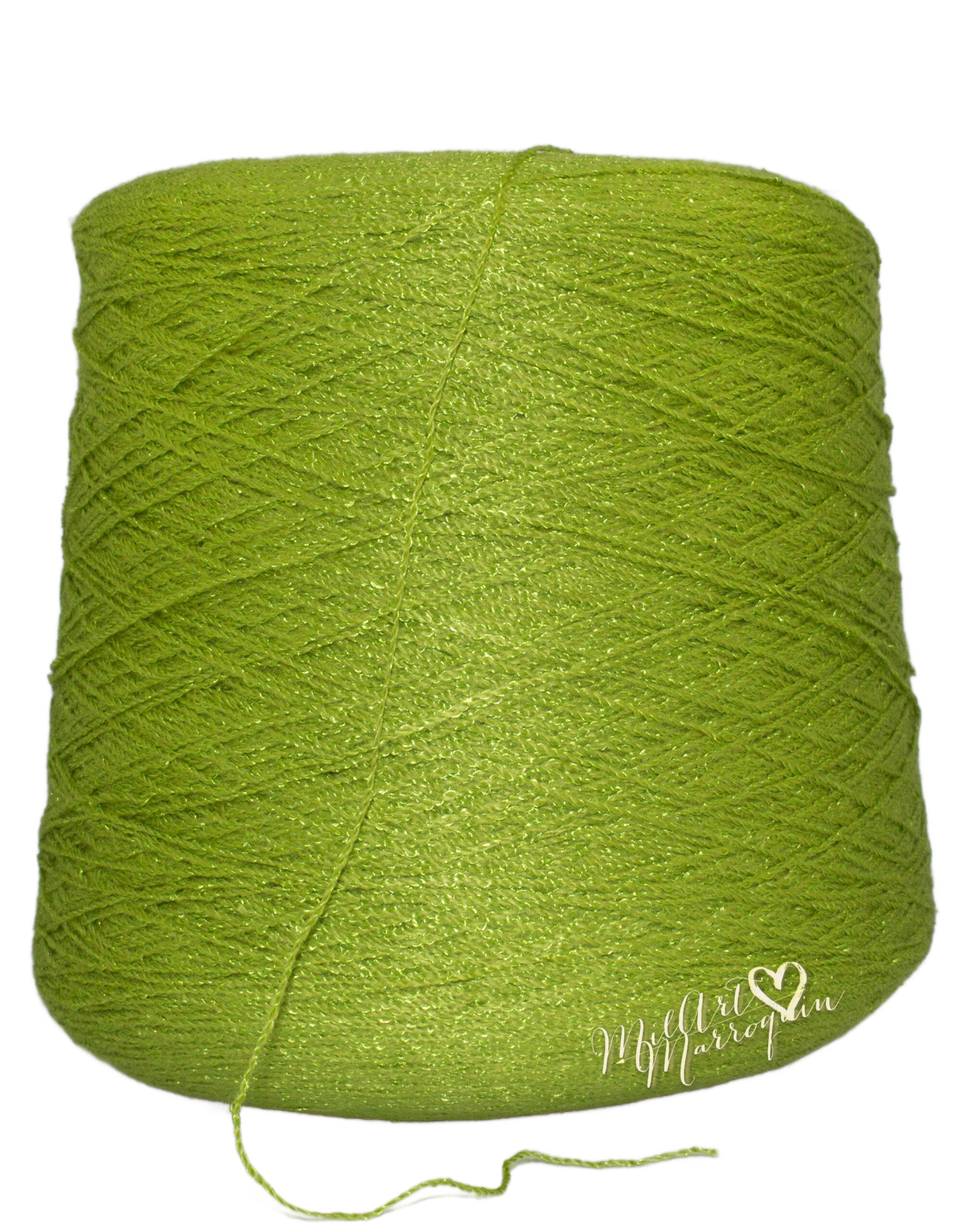 CRYSTAL YARN #71 VERDE LIMON 270g  (1,000g 40.00)