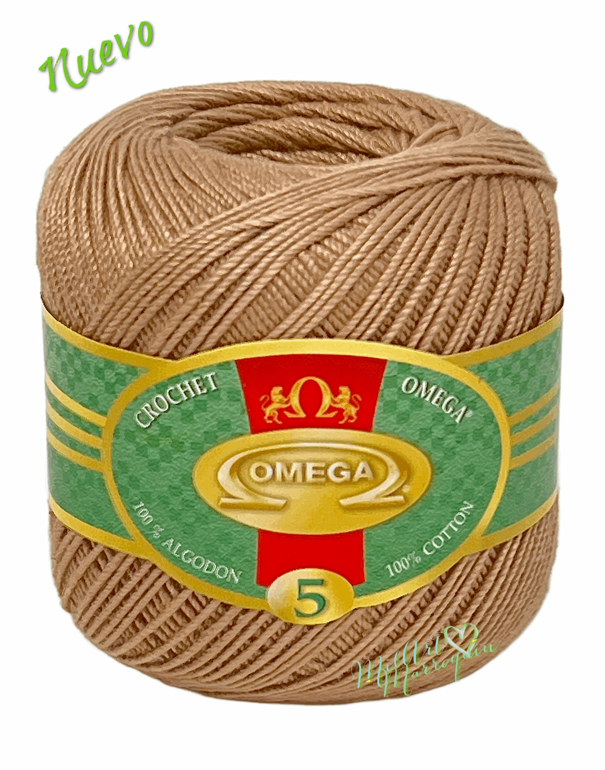 OMEGA #5 YARN #64 CAMELLO 50G