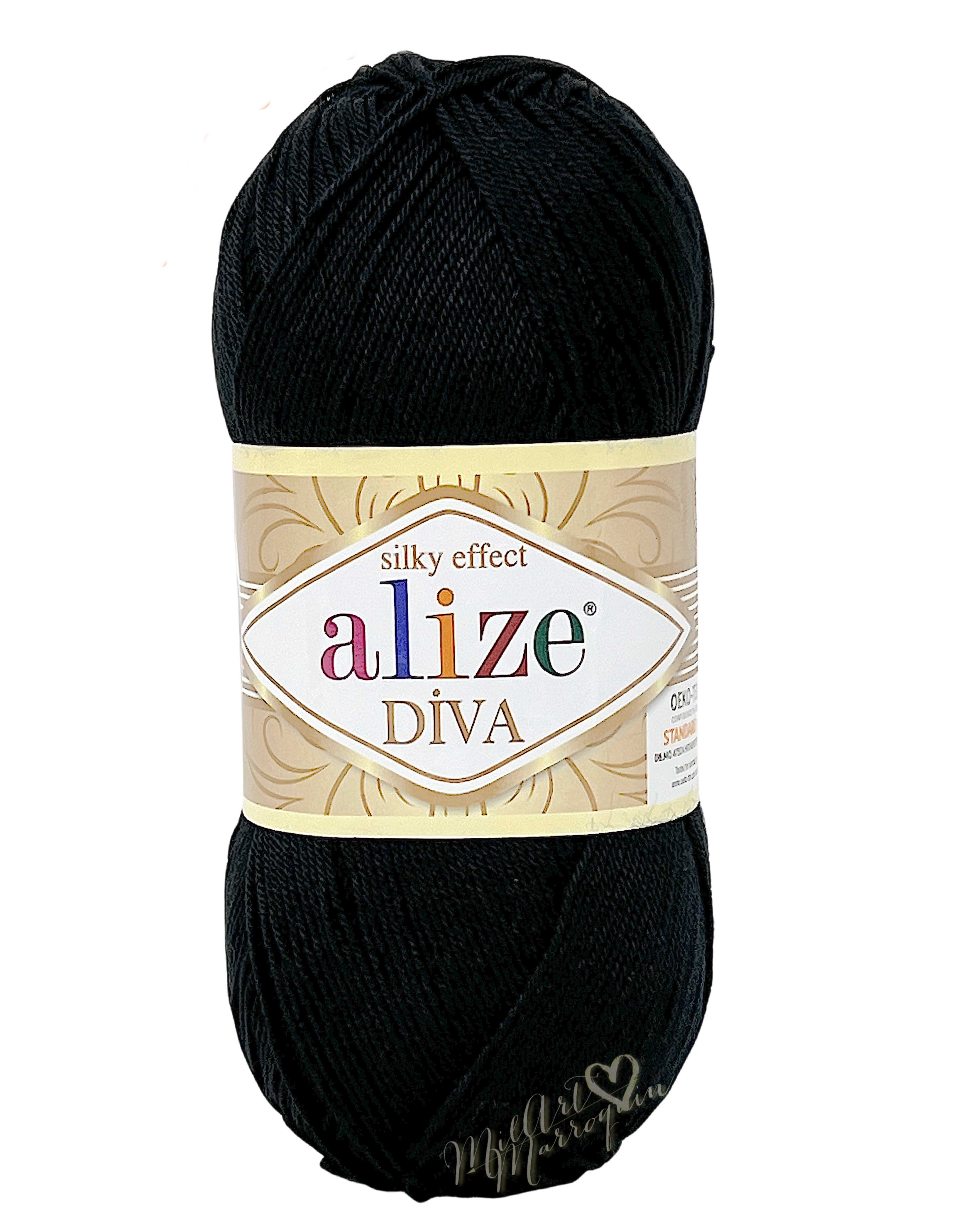 ALIZE DIVA #60 NOIR 100G