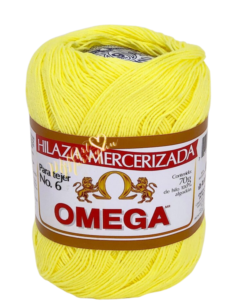 OMEGA #6 AMARILLO CLARO  #115 70gms