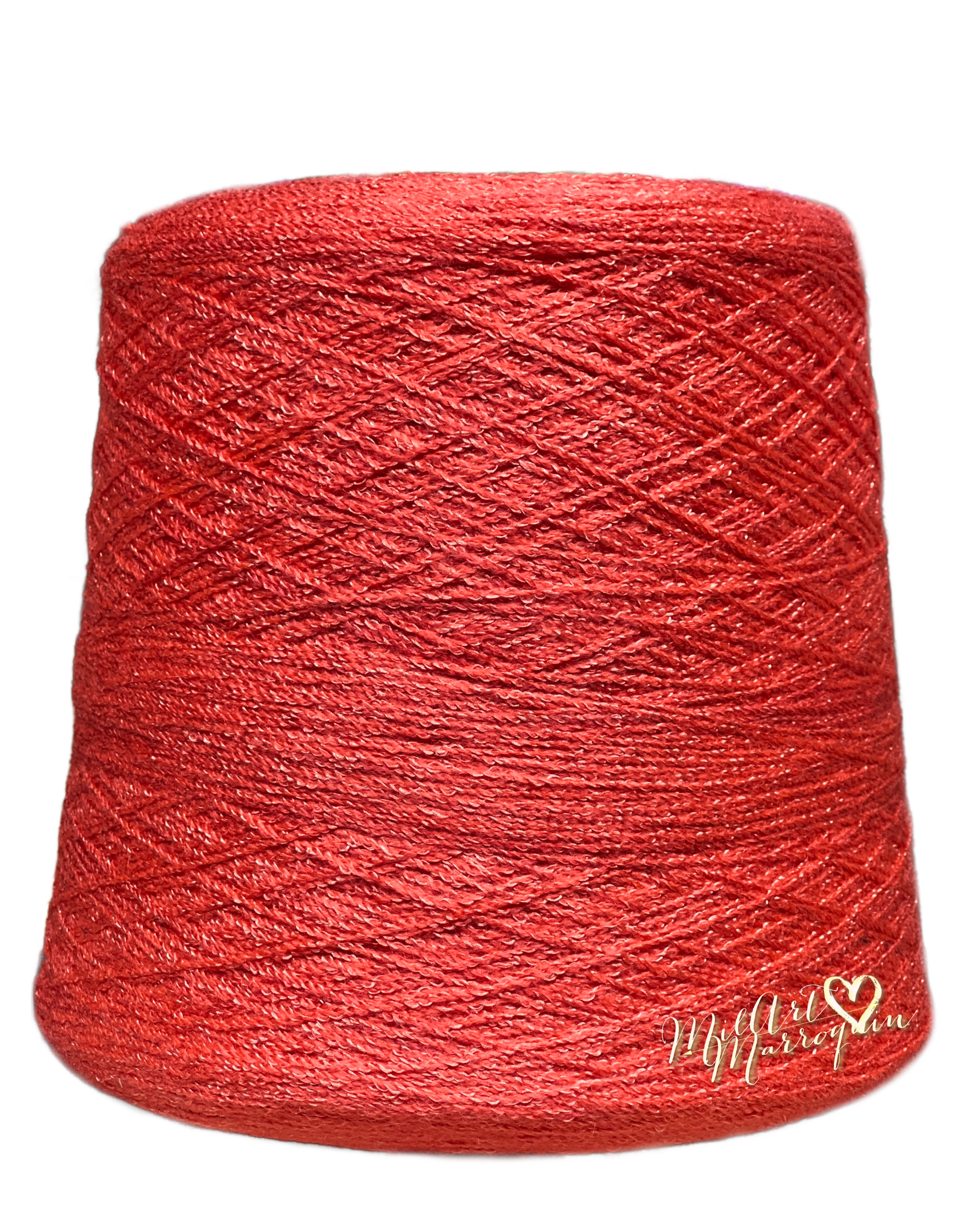 CRYSTAL YARN #141 BERMELLÓN 200g (1,000G $40.00)