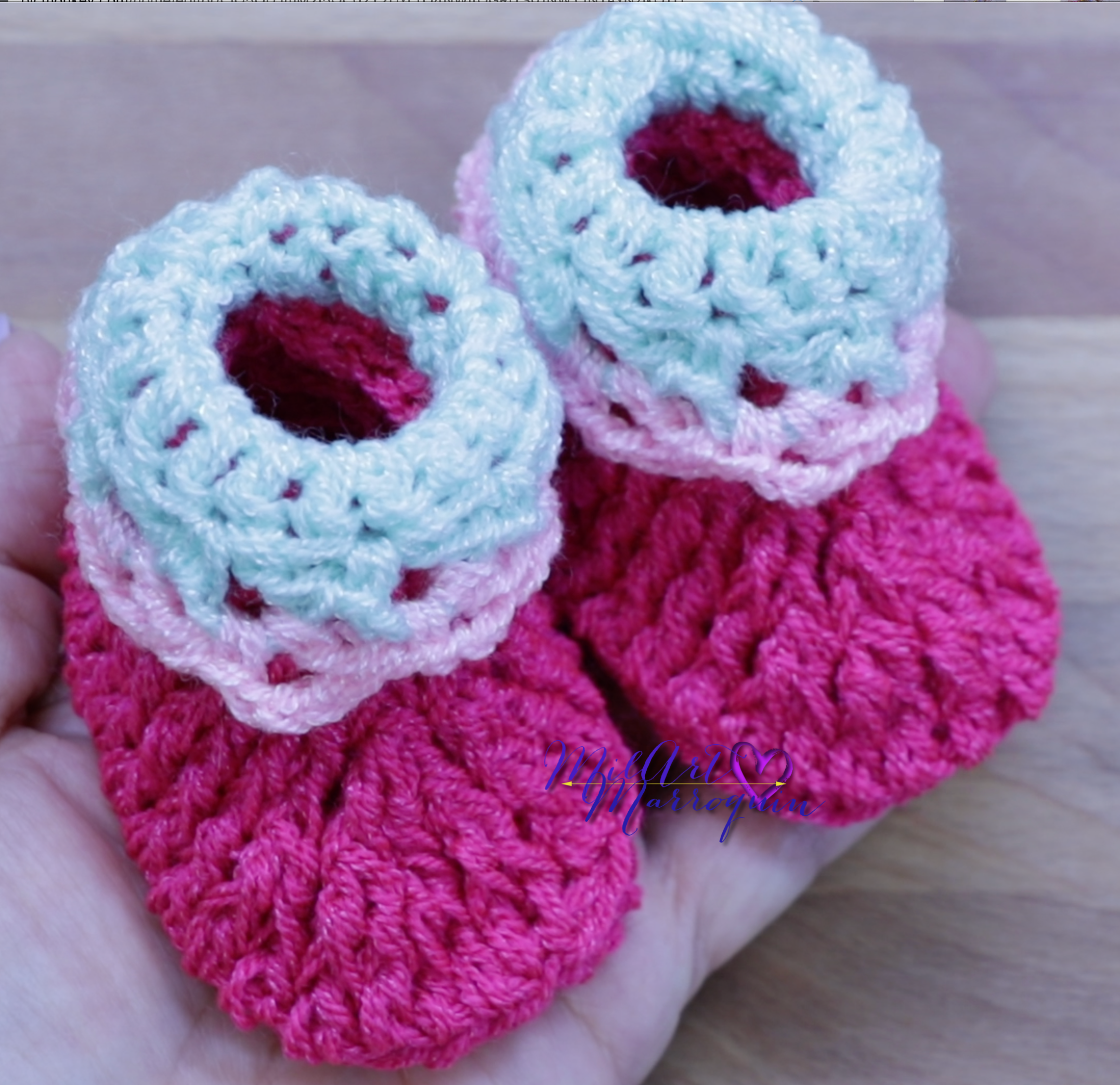 3 PIEZAS CROCHET PARA NIÑA 0 MESES