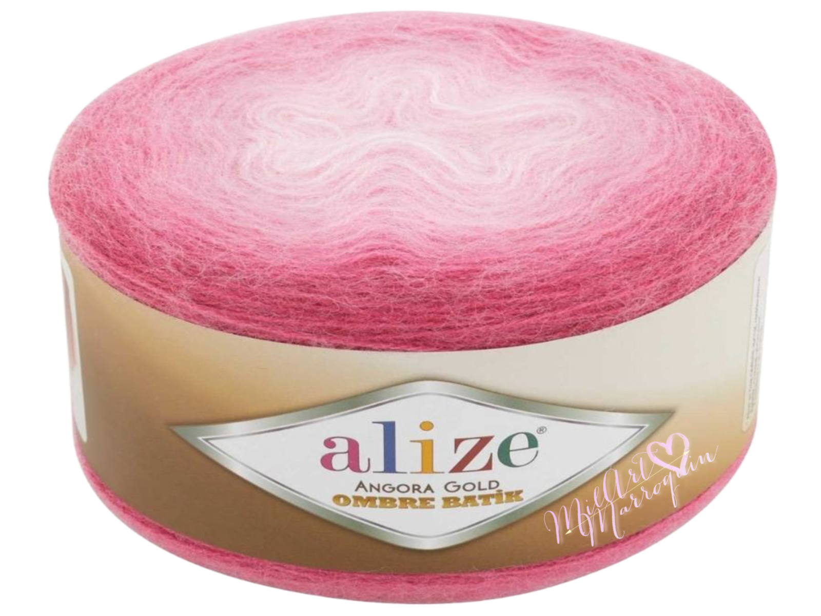 ALIZE ANGORA GOLD OMBRE BATIK ROSA # 7357 150G