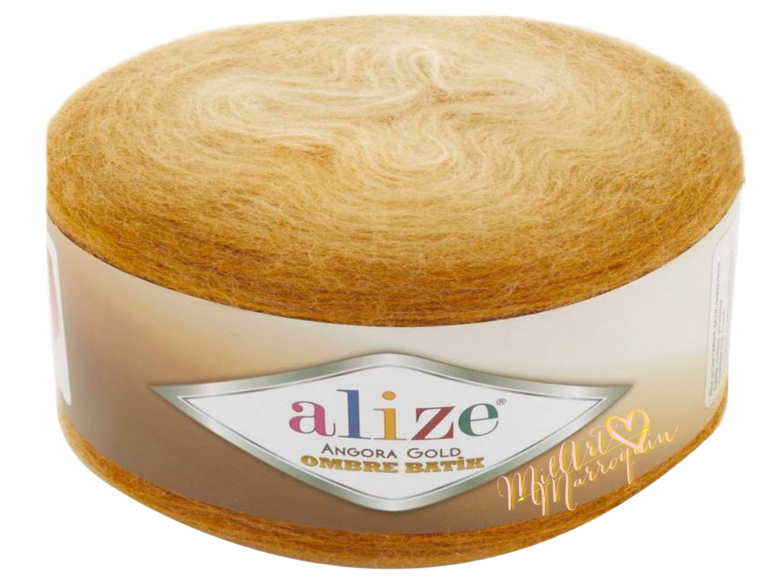 ALIZE ANGORA GOLD OMBRE BATIK MOSTAZA # 7358 150G