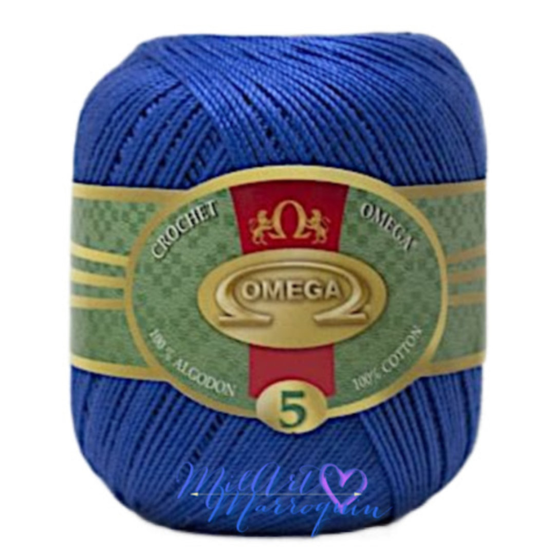 Fil OMEGA n° 5 n° 70 AZUL 50 g