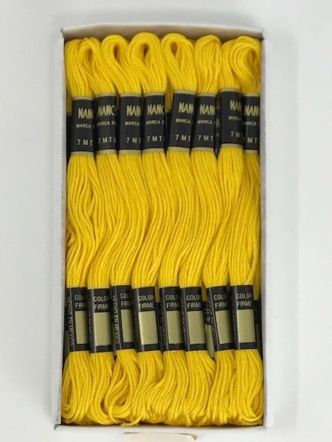 NANCY 100% ALGODÓN  #130 AMARILLO 1 skein/ madeja