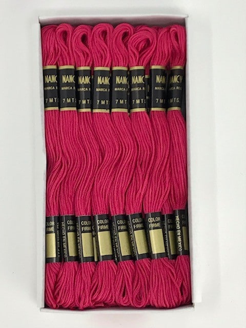NANCY 100% ALGODÓN/COTTON EMBROIDERY #171 FUCSIA 1 skein/madeja