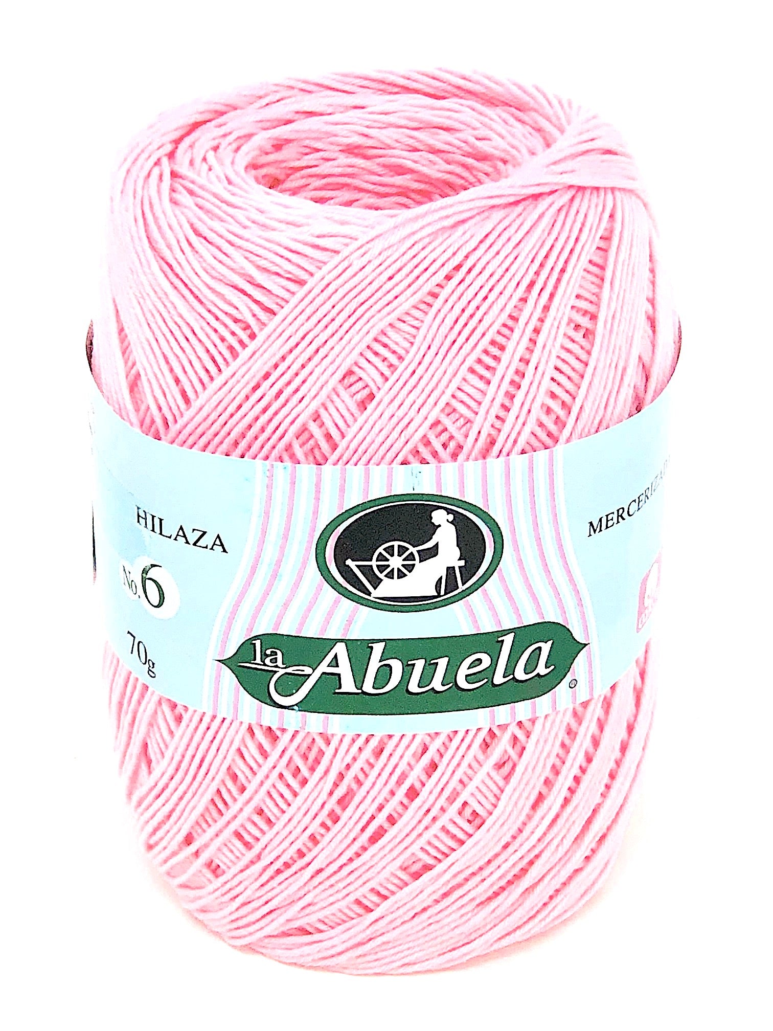 LA ABUELA #6 YARN #512 ROSA CLARO  70g