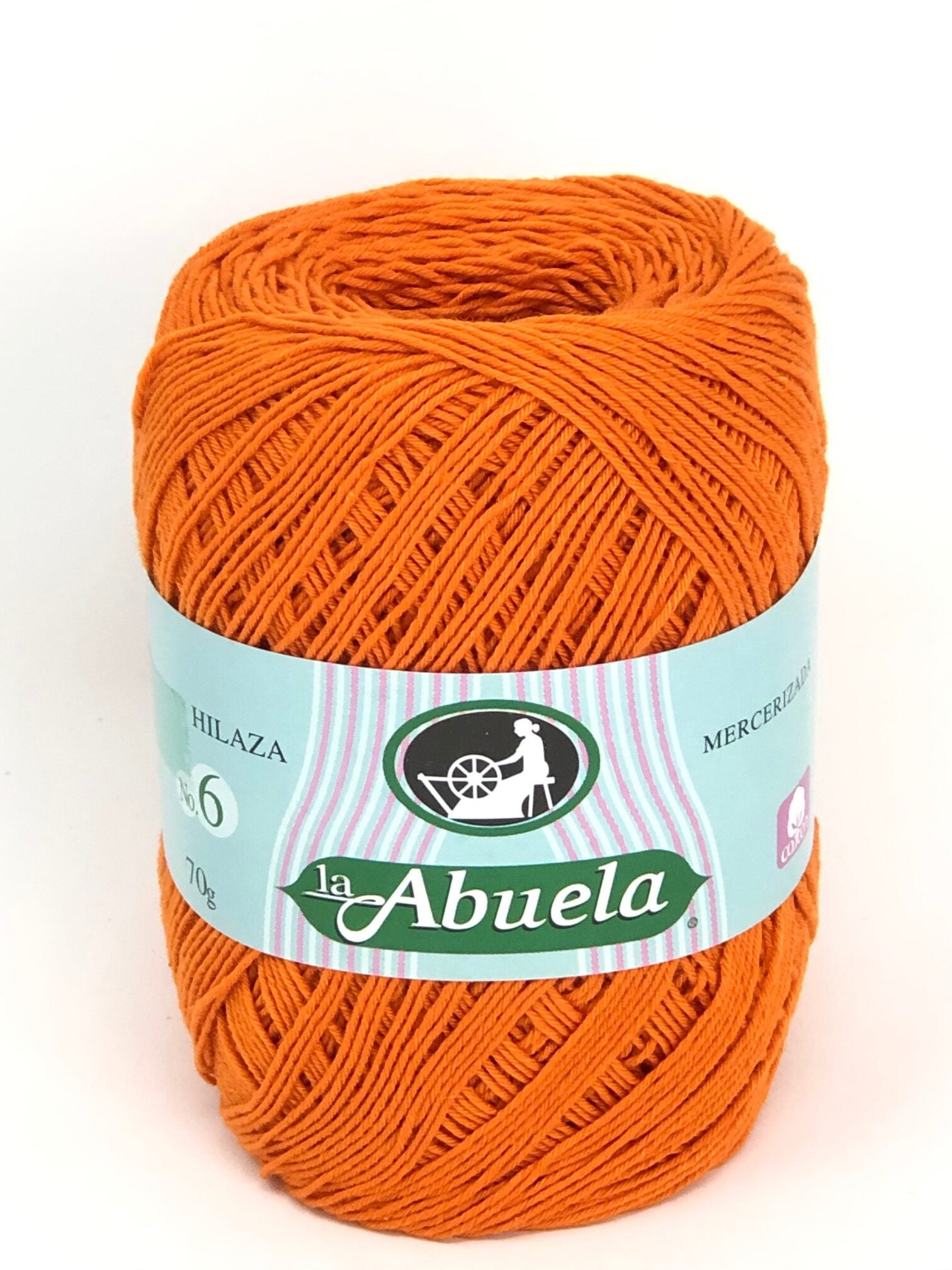 LA ABUELA #6 YARN #540 NARANJA 70gms