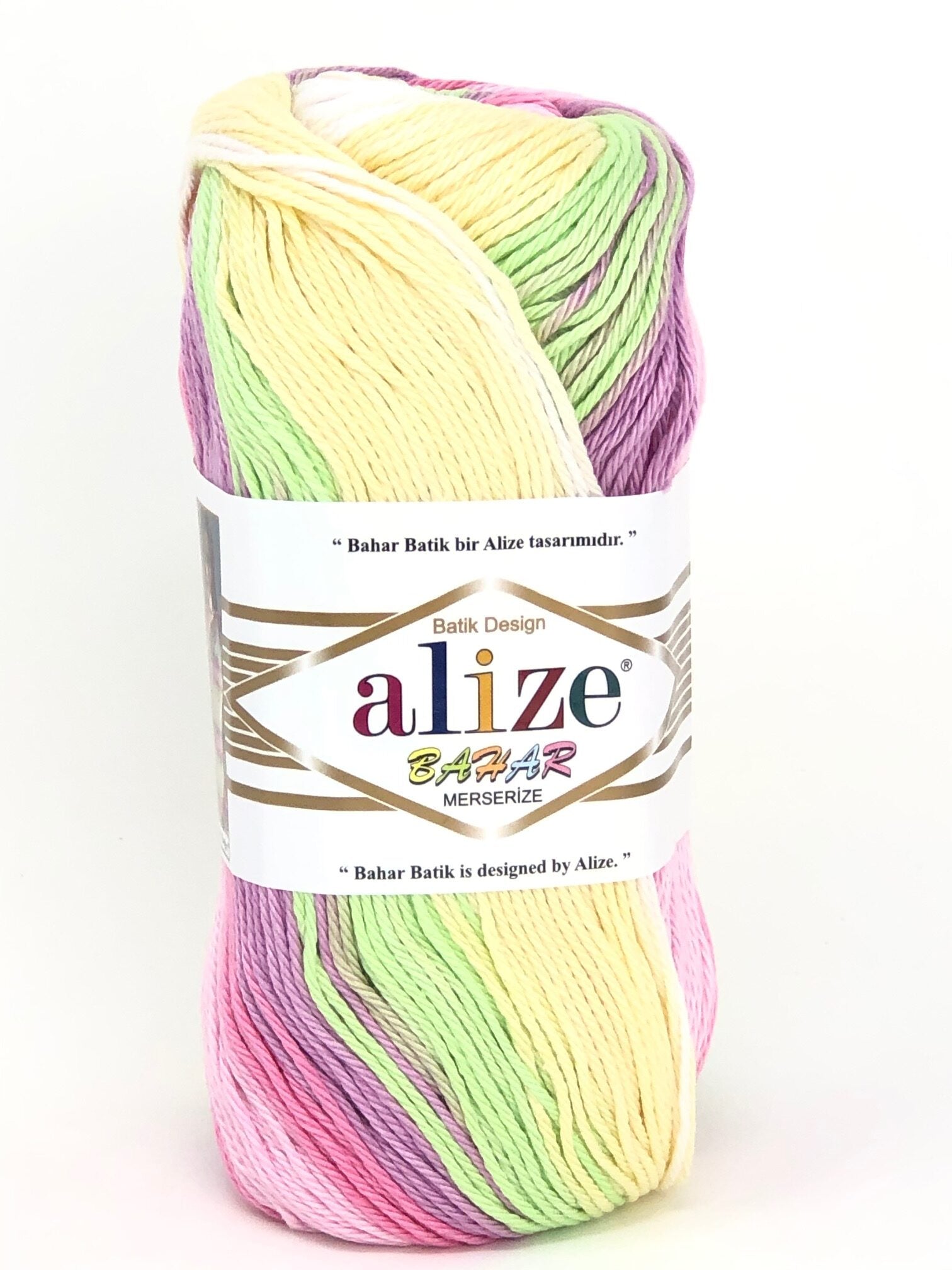 ALIZE BAHAR BATIK ROSA LILA LIMON #1822 100G