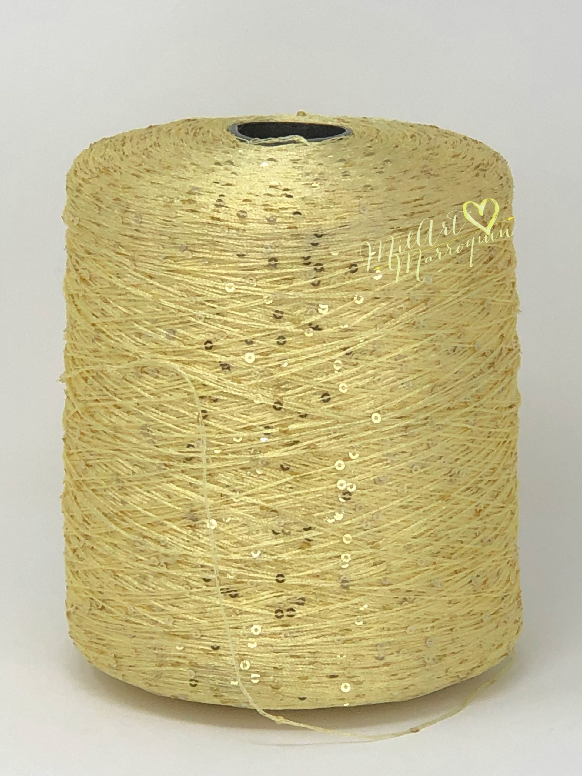 LENTEJUELA YARN #2800 AMARILLO 100g