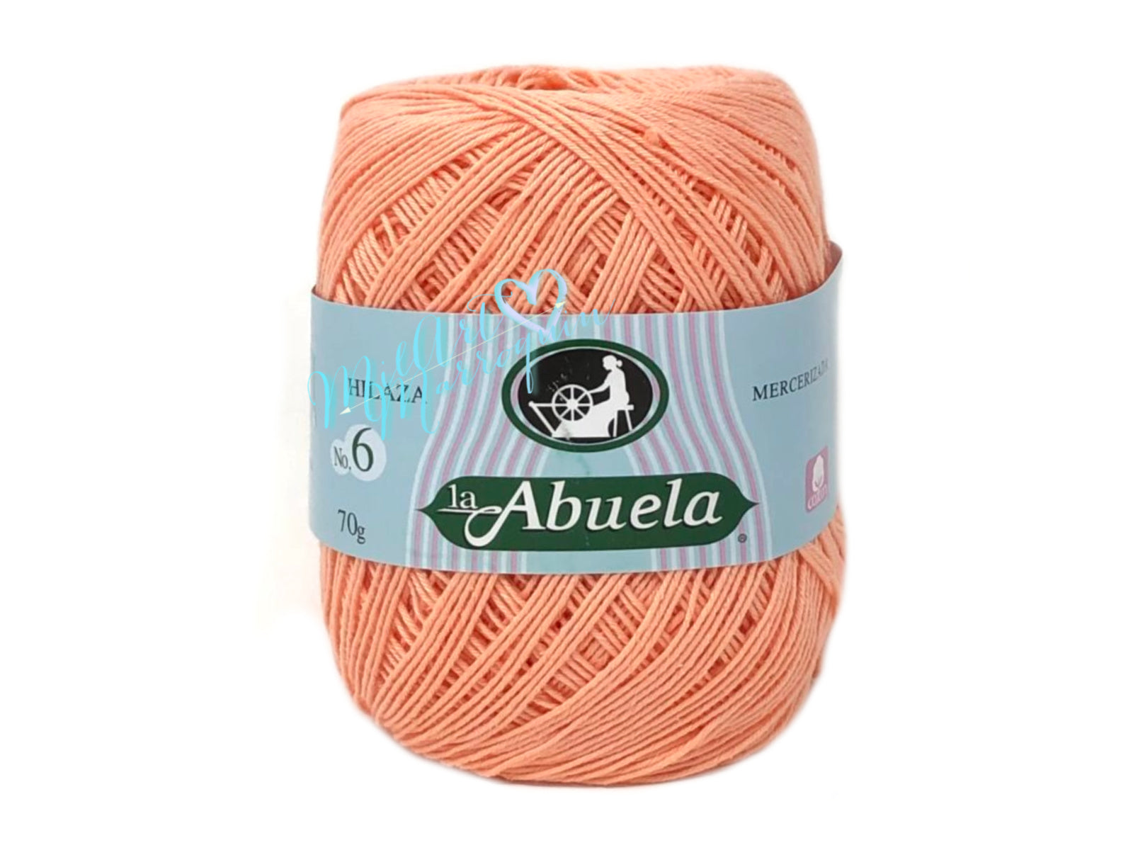 LA ABUELA #6 YARN #508 CORAL CLARO 70gms