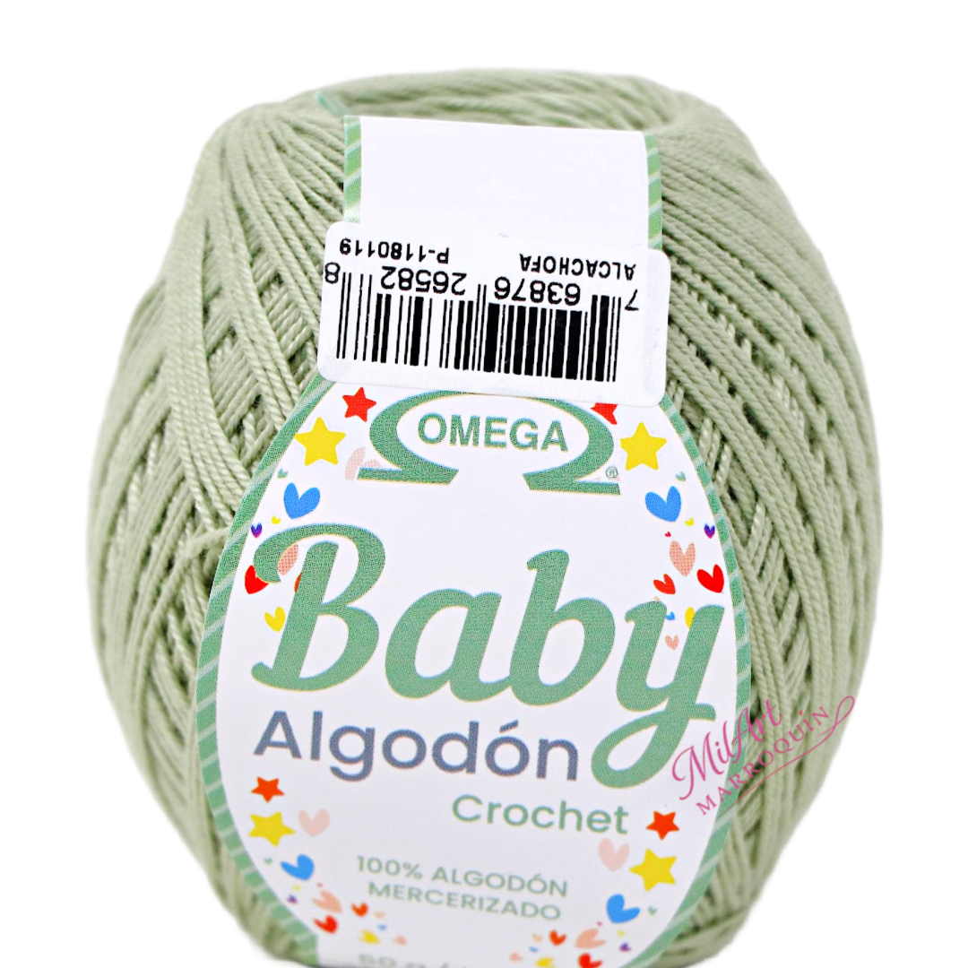 BABY ALGODON OMEGA ALCACHOFA #82  50G