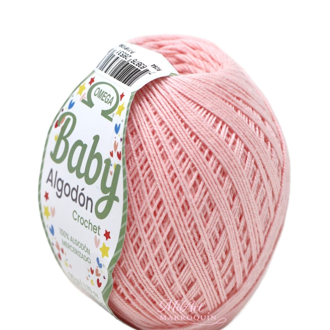 BABY ALGODON OMEGA ROSA #31  50G