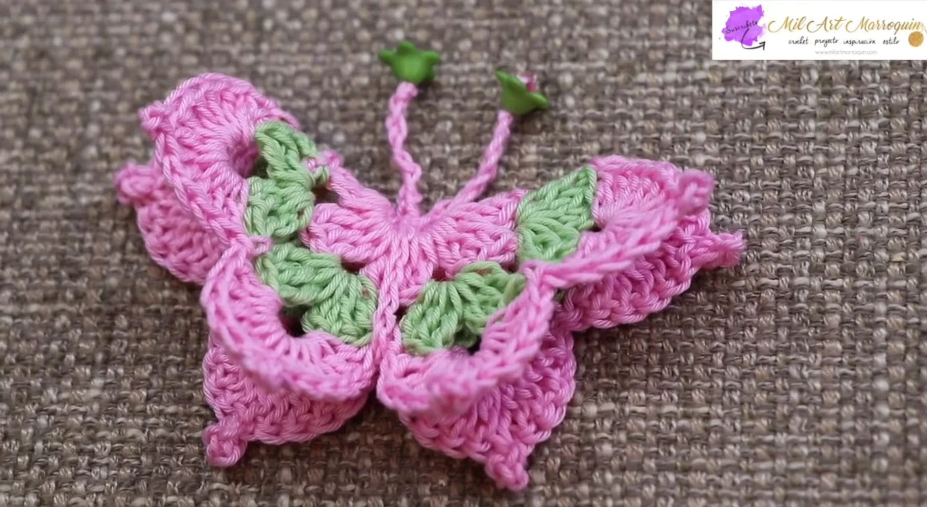 Mariposa Crochet milartmarroquin