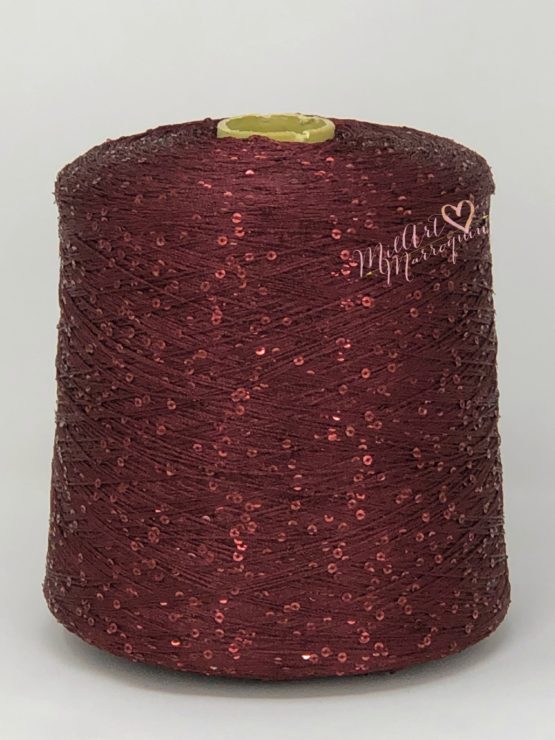 LENTEJUELA YARN #2830 BURGUNDY