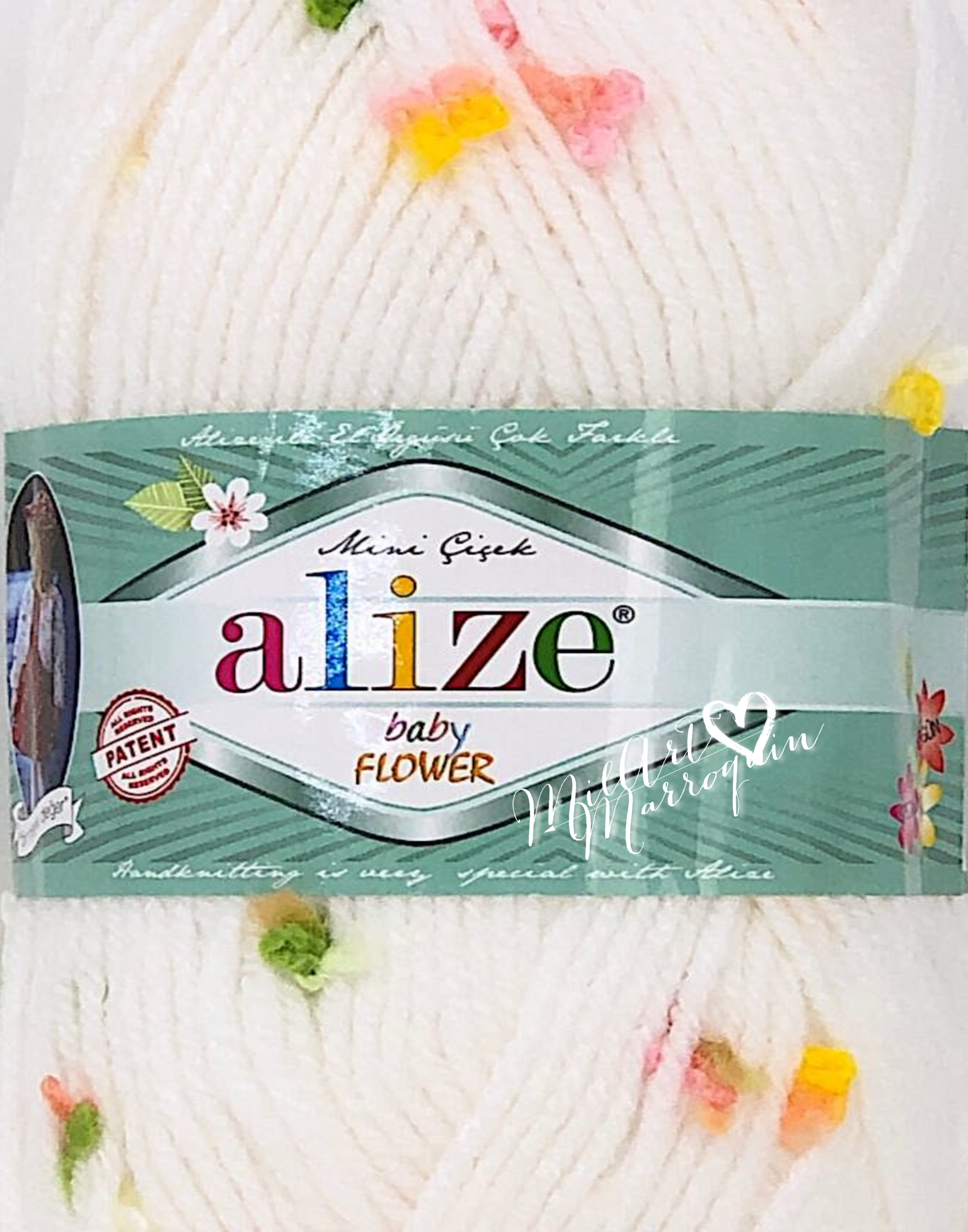 Alize Baby Flower Blanco 5408