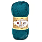 ALIZE DIVA #646 VERDE AZULADO