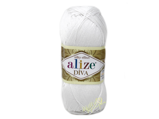 ALIZE DIVA BLANCO #55