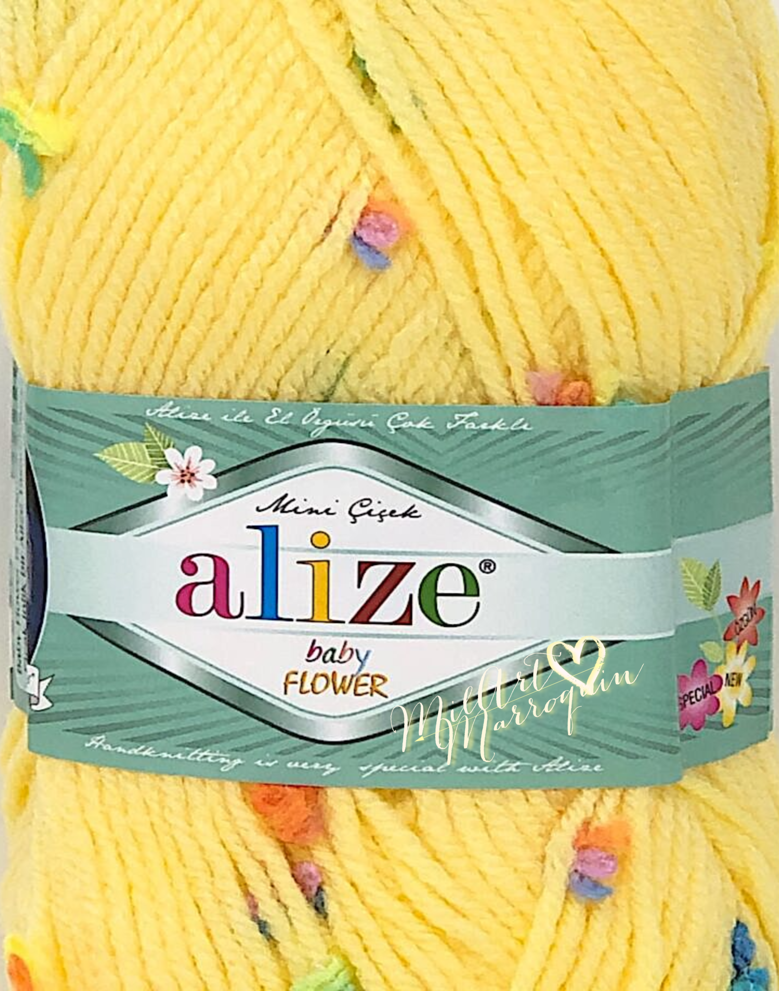 Alize Baby Flower Amarillo #5385