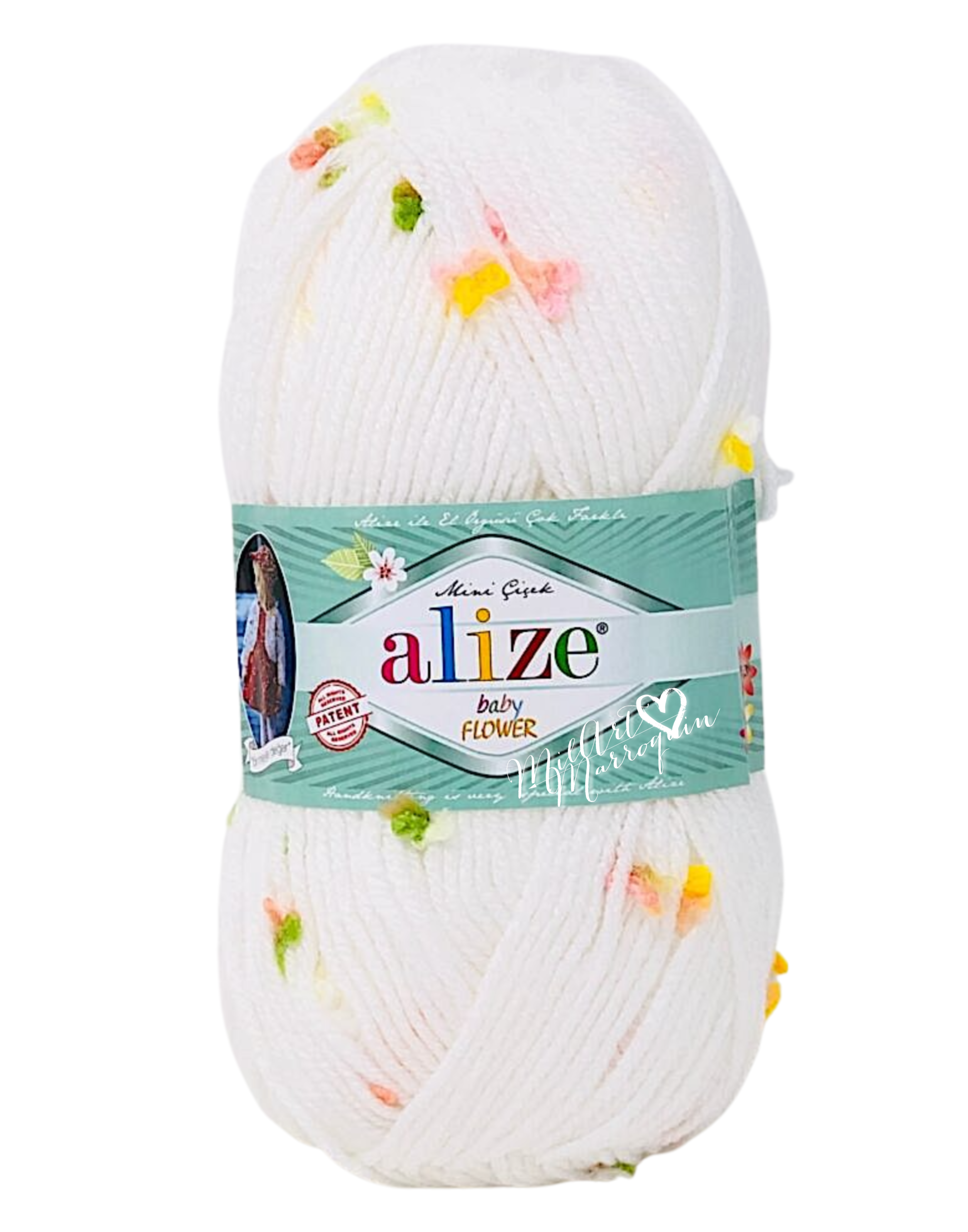Alize Baby Flower Blanco #5408